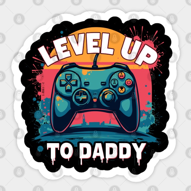Level Up to Daddy Sticker by Otaku Vibes